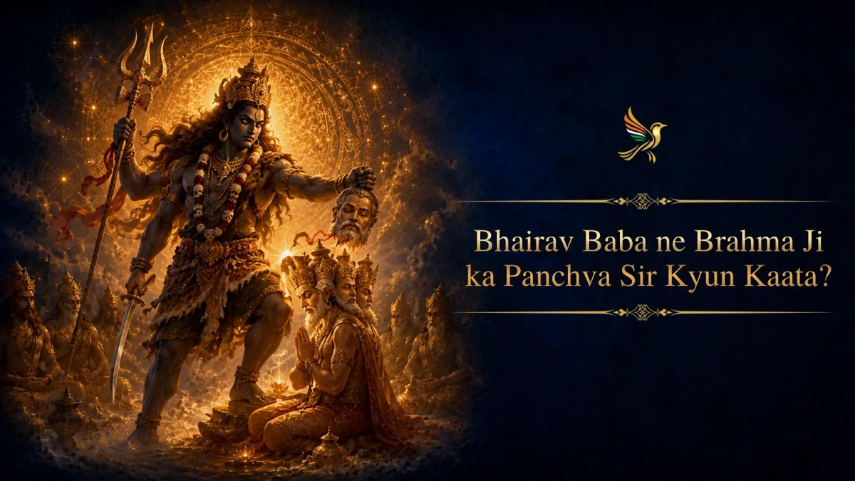 Why Did Bhairav Baba Cut Brahma Ji's Fifth Head?